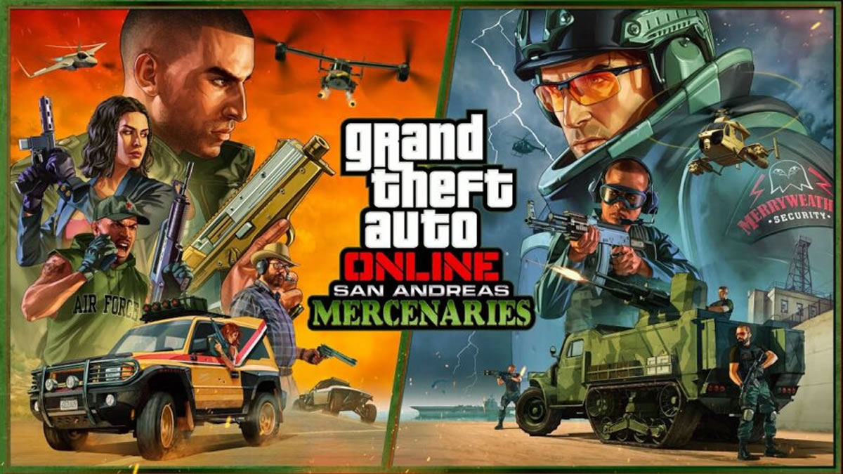 Está Chegando – GTA Online: San Andreas Mercenaries.